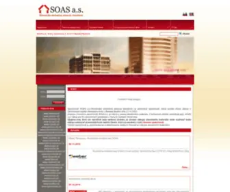 Soas.sk(Slovenská obchodná aliancia stavebnín) Screenshot