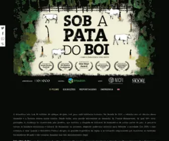 Sobapatadoboi.com(Sob a Pata do Boi) Screenshot