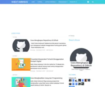 Sobatambisius.com(Sobat Ambisius) Screenshot