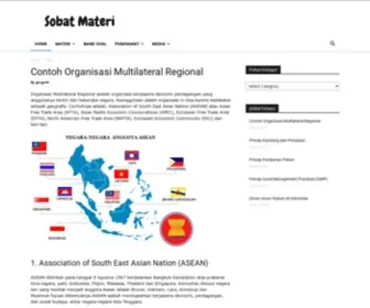 Sobatmateri.com(Kumpulan Materi Pelajaran SMP SMA) Screenshot