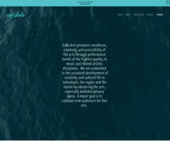 Sobearts.org(SoBe Arts) Screenshot