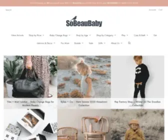 Sobeaubaby.com(So Beau Baby) Screenshot