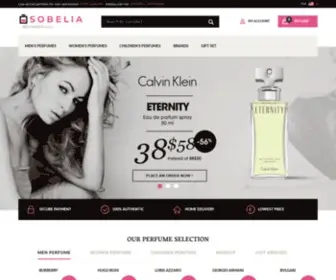 Sobelia.com(Low-priced perfume for men and women 100% authentic) Screenshot