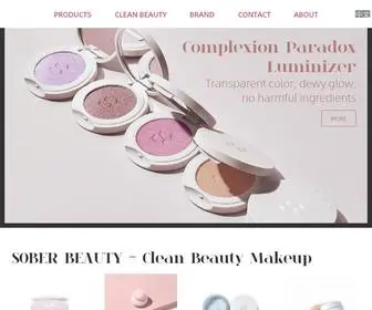 Sober-Beauty.com(The first Chinese clean beauty makeup brand EN) Screenshot