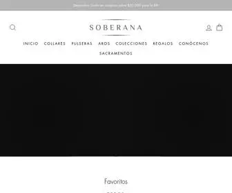 Soberana.cl(Soberana Joyas y Tendencias) Screenshot