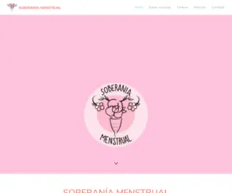 Soberaniamenstrual.com(Centro de Salud Integral Feminista) Screenshot