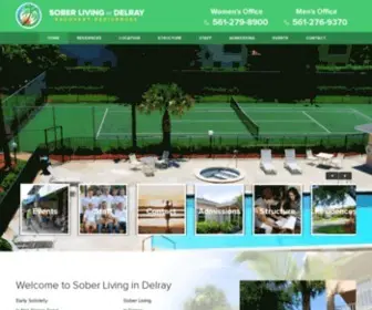 Soberlivingindelray.com(Sober Living) Screenshot