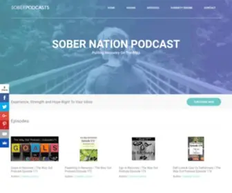 Soberpodcasts.com(Sober Podcasts) Screenshot