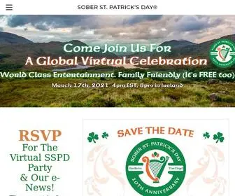 Soberstpatricksday.org(Sober St) Screenshot