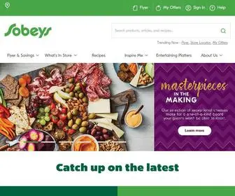 Sobeys.com(Sobeys Inc) Screenshot