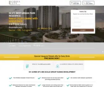 Sobha-Citygurugram.com(Sobha City) Screenshot