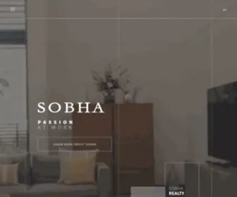 Sobha-ME.com(Sobha group) Screenshot