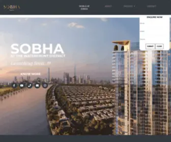 Sobhaproperties.ae(Sobha Realty) Screenshot