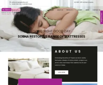 Sobharestoplus.com(Sobha Restoplus) Screenshot