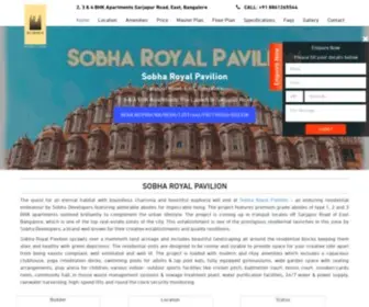 Sobharoyalpavilion.co.in(Sobha Royal Pavilion) Screenshot