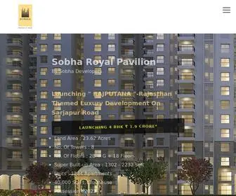 Sobharoyalpavilion.com(Sobha Royal Pavilion) Screenshot