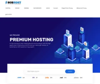Sobhost.com(SOB HOST) Screenshot