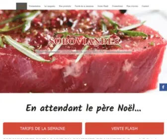 Soboviandes.com(Soboviandes, la viande) Screenshot