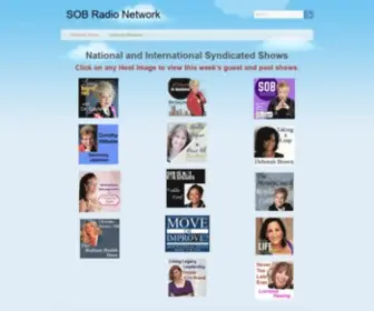 Sobradionetwork.com(SOB Radio Network for Listening to Daily Radio & PodcastsSOB Radio Network) Screenshot