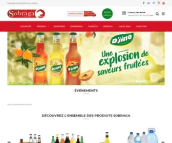 Sobraga.net(SOBRAGA Les brasseries du Gabon) Screenshot