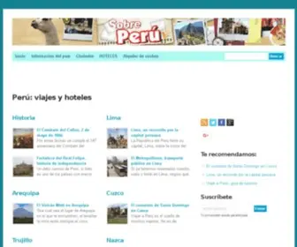 Sobre-Peru.com(Sobre Peru) Screenshot