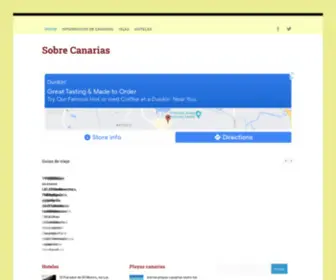 Sobrecanarias.com(Sobre Canarias) Screenshot