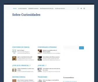 Sobrecuriosidades.com(Sobre Curiosidades) Screenshot