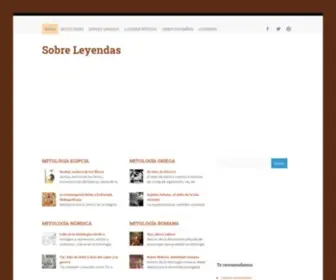 Sobreleyendas.com(Leyendas, misterios y mitologia) Screenshot