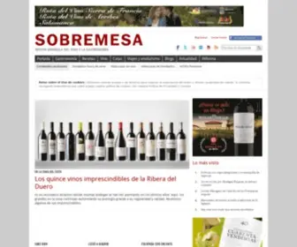 Sobremesa.es(Las mejores noticias de vino y gastronomia) Screenshot