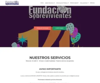 Sobrevivientes.org(Somos una organizaci) Screenshot