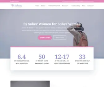 Sobrietyforwomen.com(Sobriety for Women) Screenshot