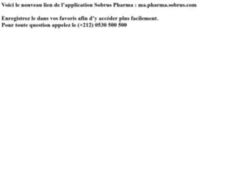 Sobruspharma.com(Sobrus Pharma) Screenshot