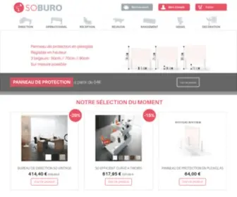 Soburo.com(Mobilier de bureau professionnel) Screenshot