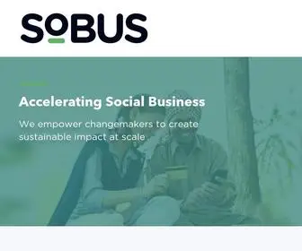 Sobusinsight.org(We empower changemakers to create sustainable impact at scale) Screenshot