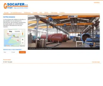 Socafer.com(Charpente métallique) Screenshot