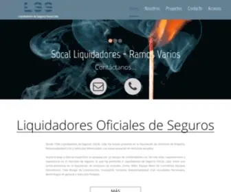 Socal-Liquidadores.cl(Socal Liquidadores de Seguros) Screenshot