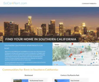 Socal4Rent.com(Integrated Property Services) Screenshot