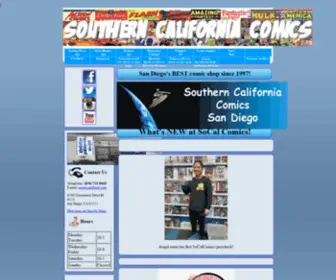 Socalcomics.com(Southern California Comics) Screenshot