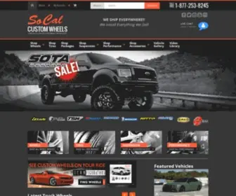 Socalcustomwheels.com(SoCal Custom Wheels) Screenshot