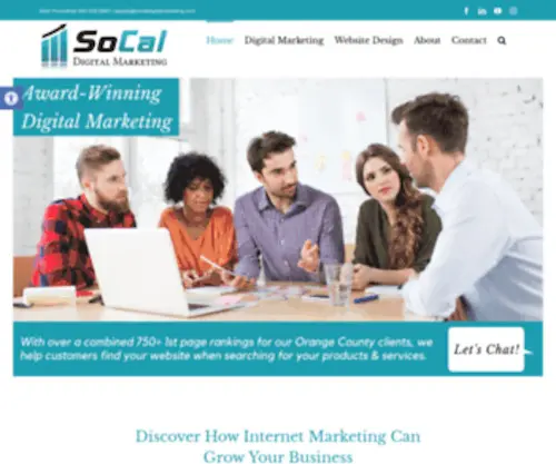 Socaldigitalmarketing.com(SoCal Digital Marketing) Screenshot