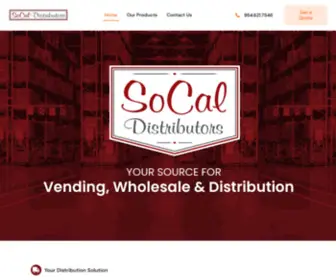 Socaldistributors.org(Vending) Screenshot