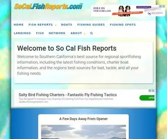 Socalfishreports.com(So Cal Fish Reports) Screenshot