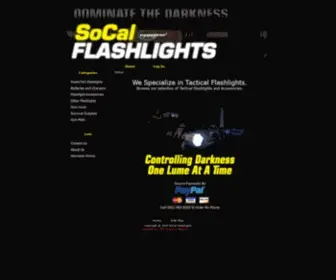 Socalflashlights.com(SoCal Flashlights) Screenshot