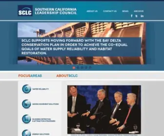 Socallc.org(The Southern California Leadership Council) Screenshot