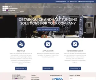 Socalleasing.com(SCL Equipment Finance) Screenshot
