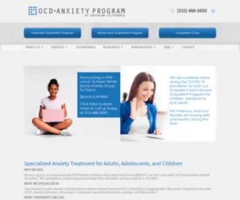 SocaloCDprogram.org(OCD & Anxiety Program of Southern California) Screenshot
