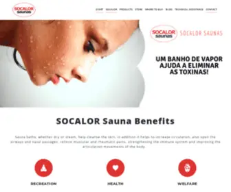 Socalor.com.br(SAUNAS SOCALOR) Screenshot