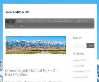 Socaloutdoorlife.com(Products for Living an Active Life) Screenshot