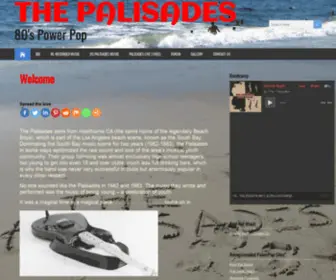 Socalpalisadesmusic.com(80's Power Pop) Screenshot