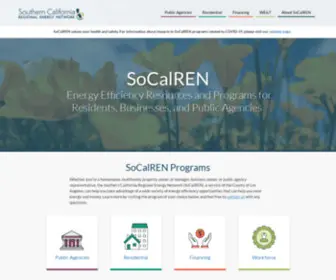 Socalren.org(SoCalREN) Screenshot